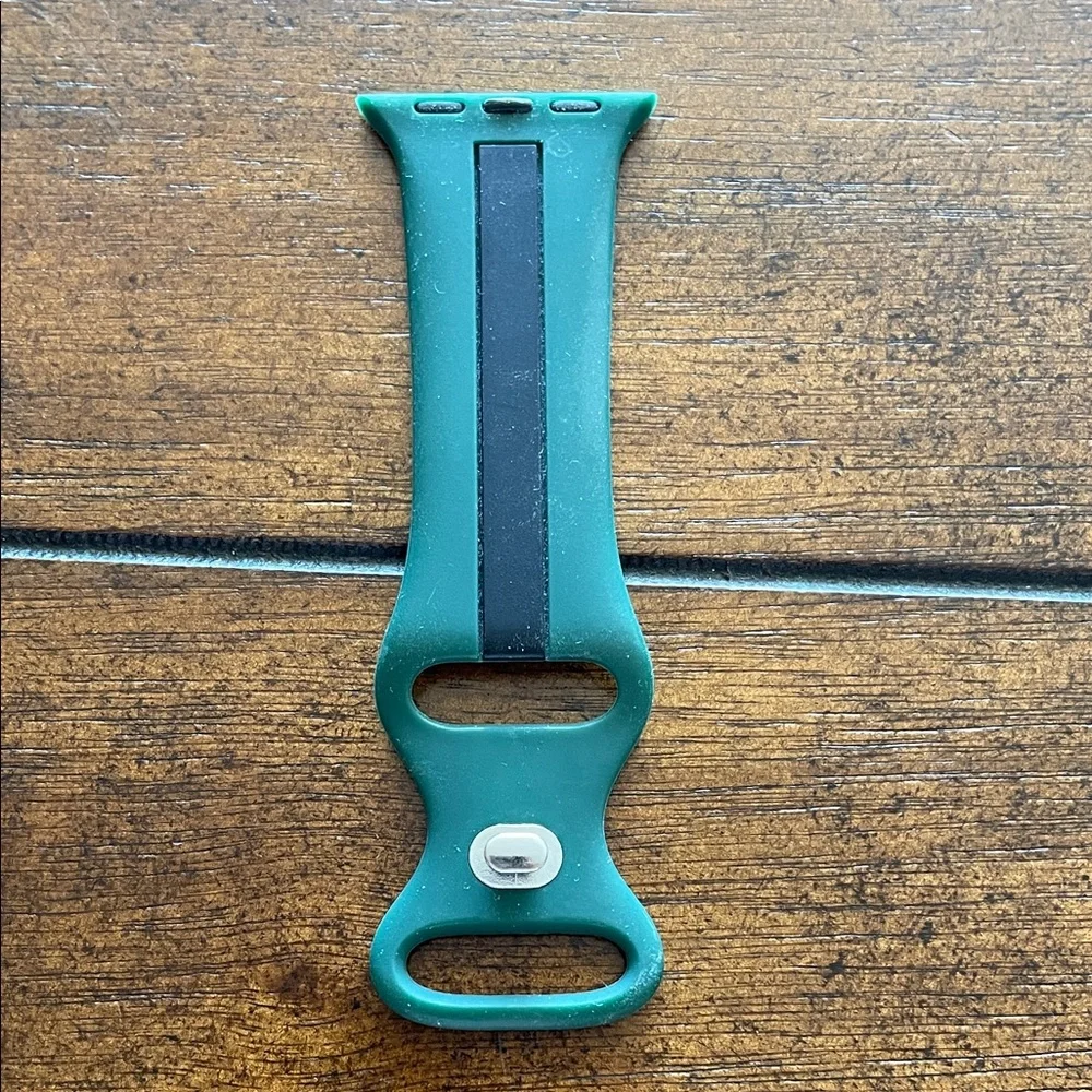 Green Bay Packers Green and Black Apple Watch Band